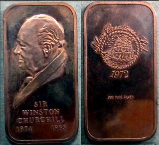 Winston Churchill' Art Bar by Silver Creations. MAIN