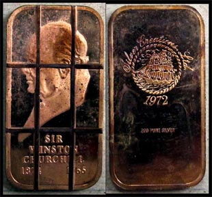 Winston Churchill - canceled' Art Bar by Silver Creations. MAIN