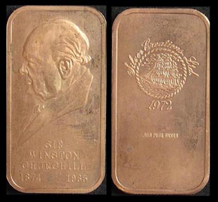 Winston Churchill' Art Bar by Silver Creations. MAIN