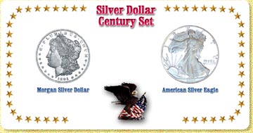 Silver Dollar Century Set Display 3" x 6" MAIN