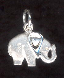 Sterling Silver Charm, Elephant MAIN