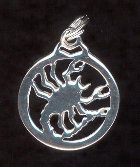 Sterling Silver Charm, Scorpio MAIN