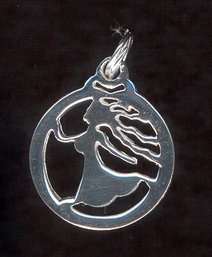 Sterling Silver Charm, Virgo MAIN