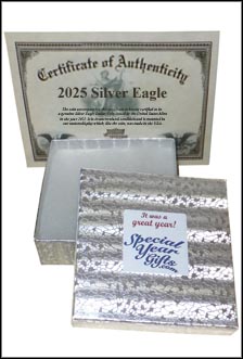 gift box and certificate of authenticity
