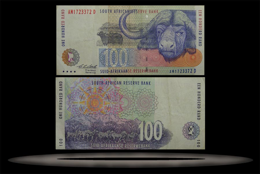 South Africa Banknote, 100 Rand, ND (1994), P#126b MAIN