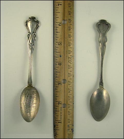 Pollard Building, Nowata, Oklahoma Souvenir Spoon MAIN