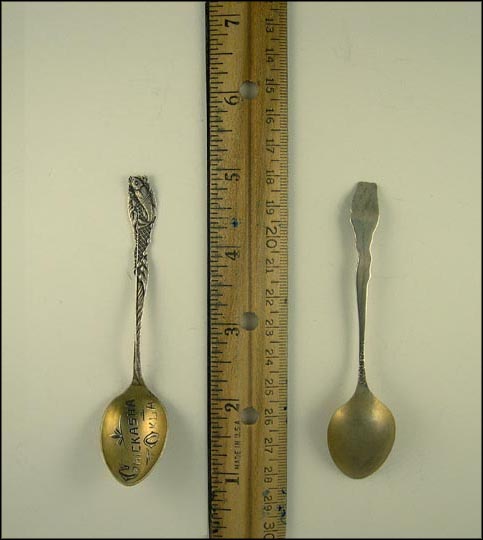 Fish, Netting, Chickasha, Oklahoma Souvenir Spoon MAIN