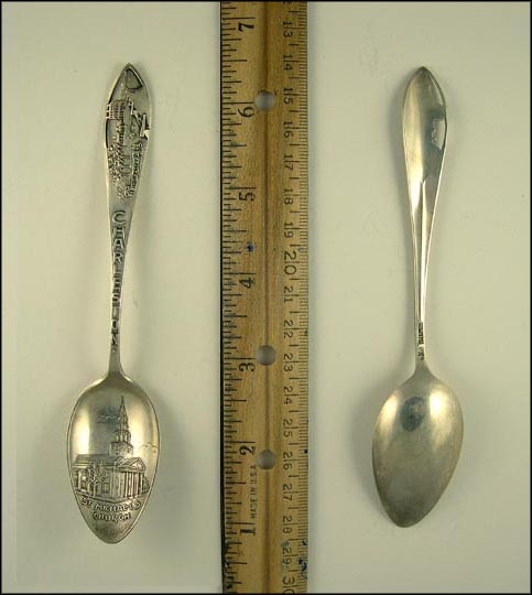 St. Michael's Church, The Battery, Charleston, South Carolina Souvenir Spoon MAIN