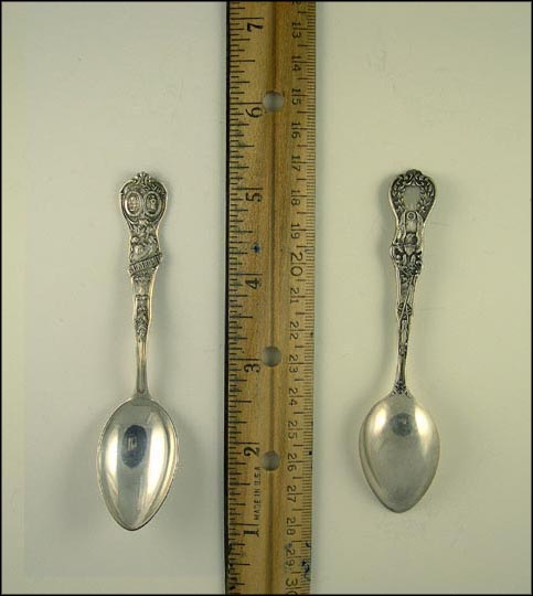 State Seal, Wheat, Flower, South Carolina Souvenir Spoon MAIN