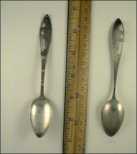 Temple, Tabernacle, Salt Lake City, Utah Souvenir Spoon MAIN