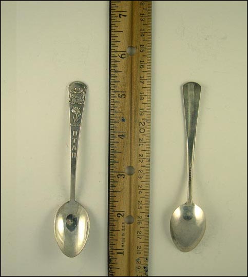 State Seal, Sego Lily, Utah Souvenir Spoon MAIN