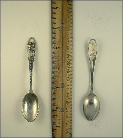 Man Riding Bronco, Cheyenne, Wyoming Souvenir Spoon MAIN