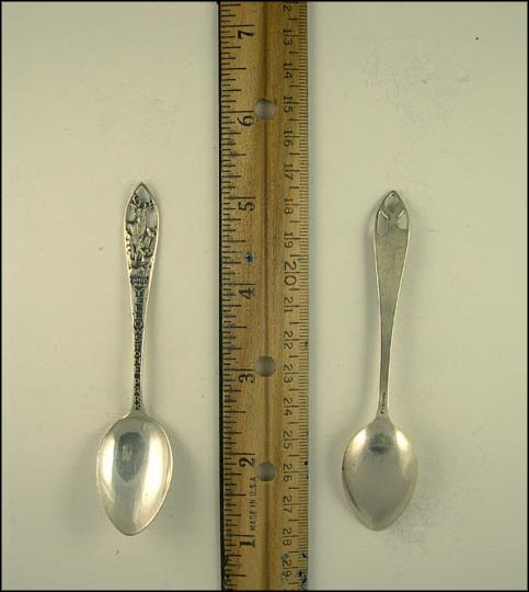 Yellowstone, Family of Deer, Wyoming Souvenir Spoon MAIN