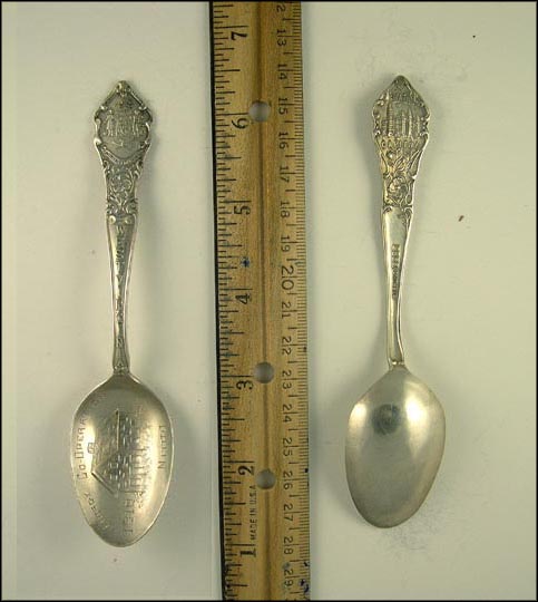 Men, Energy Co-operation, Flower, State Capitol, West Virginia Souvenir Spoon MAIN