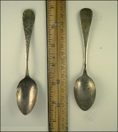Flowers, Morgantown, West Virginia Souvenir Spoon MAIN