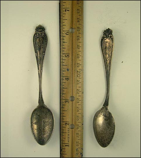 Old Stone Ca, Lewisburg, West Virginia Souvenir Spoon MAIN