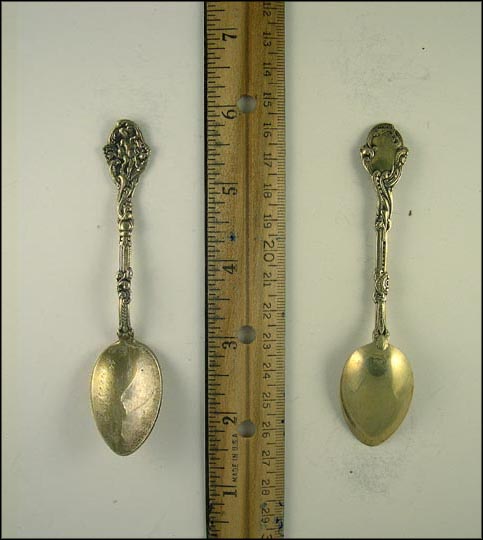 Man, Mountain, Asheville, North Carolina Souvenir Spoon MAIN