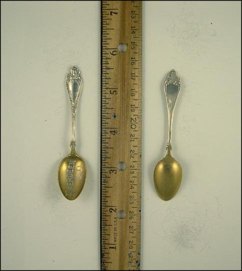Floral, Aberdeen, South Dakota Souvenir Spoon MAIN