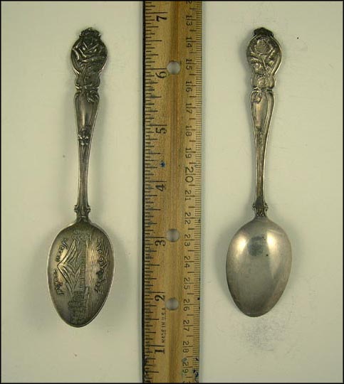 Floral, Mt. Hood, Portland, Oregon Souvenir Spoon MAIN
