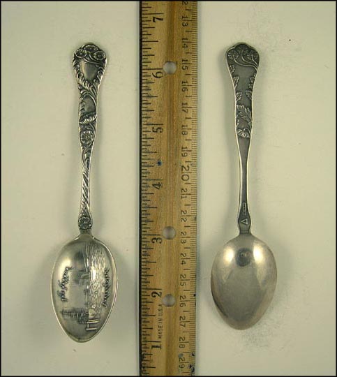 The Harbor, Floral, Portland, Oregon Souvenir Spoon MAIN
