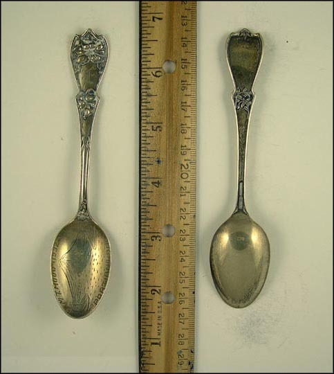 Floral, Mt. Hood, Portland, Oregon Souvenir Spoon MAIN
