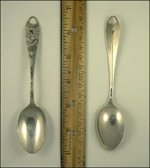Natural Bridge, Virginia Souvenir Spoon MAIN