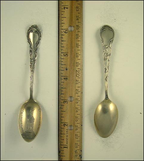 Confederate Monument, Lynchburg, Virginia Souvenir Spoon MAIN