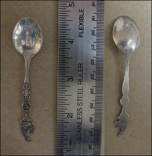 Miner panning for gold, Virginia City, Nevada Souvenir Spoon MAIN