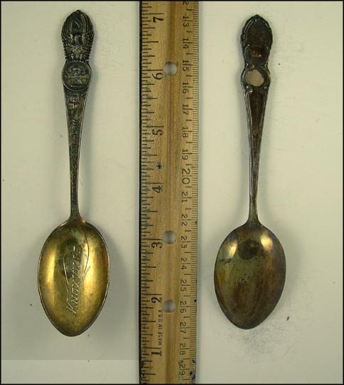 State Seal, US Seal, Knoxville, Tennessee Souvenir Spoon MAIN