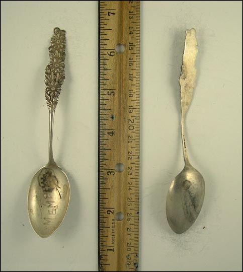Floral, Memphis, Tennessee Souvenir Spoon MAIN