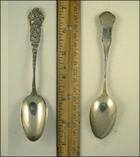 State Seal, Lookout Mountain, Tools, Tennessee Souvenir Spoon MAIN