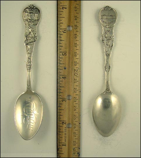 State Seal, Evansville, Wisconsin Souvenir Spoon MAIN
