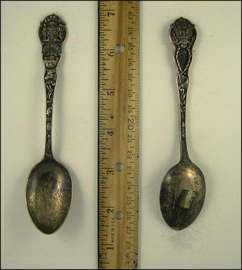 Floral Cut Out, Waukesha, Wisconsin Souvenir Spoon MAIN