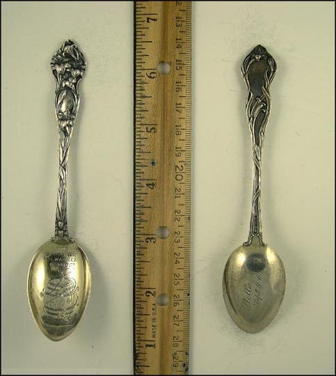 Normal School, West Superior, Wis., Wisconsin Souvenir Spoon MAIN