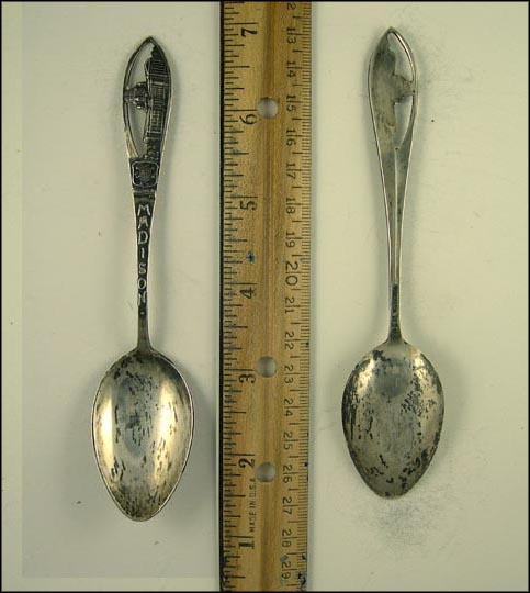 State Seal, Wisconsin Souvenir Spoon MAIN