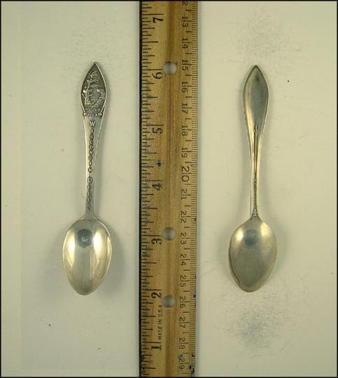 Cut Out, Waukesha, Wisconsin Souvenir Spoon MAIN