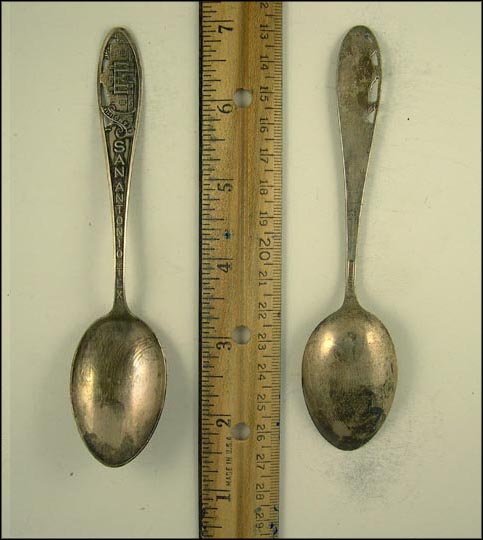 The Alamo, San Antonio, Texas Souvenir Spoon MAIN