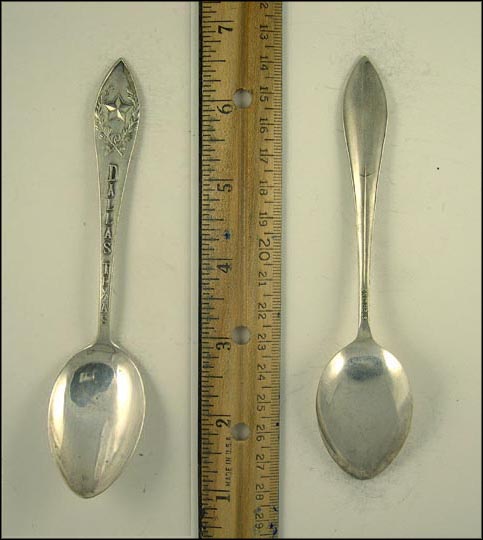 Lone Star, Dallas, Texas Souvenir Spoon MAIN