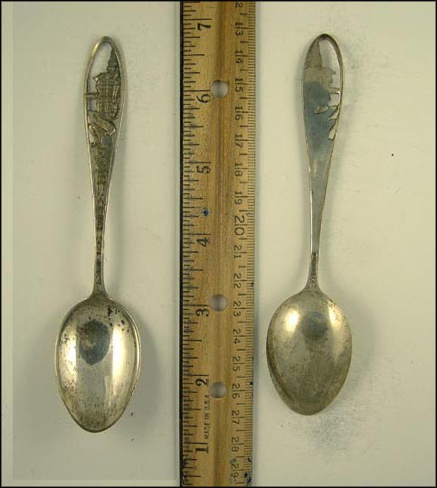 Court House, Fort Worth, Texas Souvenir Spoon MAIN