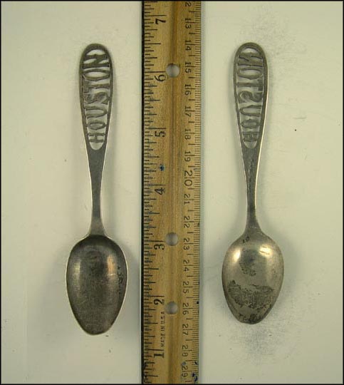 Cut Out, Houston, Texas Souvenir Spoon MAIN