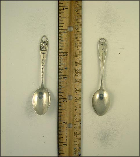 Man Riding Bronco, Texas Souvenir Spoon MAIN