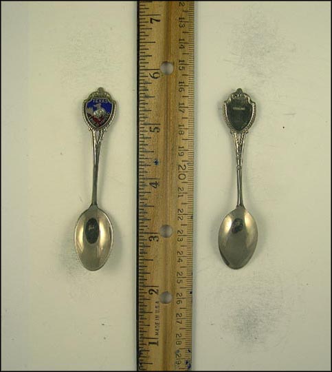 State Seal, Enameled, Lone Star State, Texas Souvenir Spoon MAIN