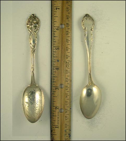 Floral, Spokane, Washington Souvenir Spoon MAIN