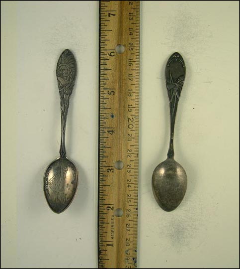 Mt. Tacoma, Native American, Tacoma, Washington Souvenir Spoon MAIN