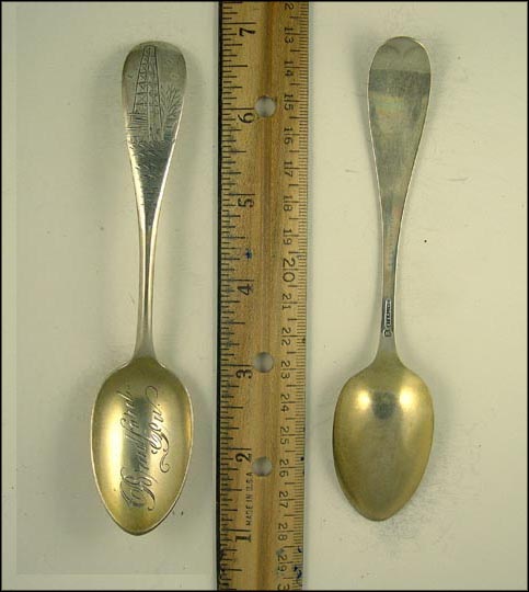 Water, Tower, Bradford, Pennsylvania Souvenir Spoon MAIN