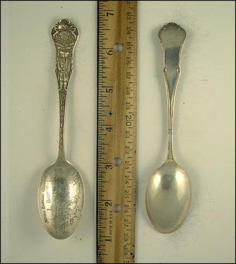 State Seal, North Bangor Quarry, Man, Bangor, Pennsylvania Souvenir Spoon MAIN