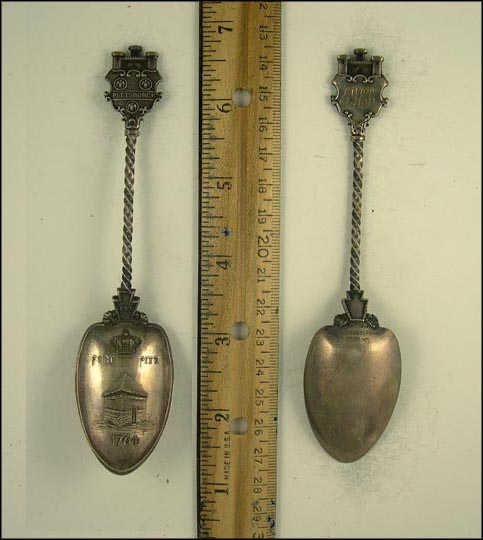Fort Pitt 1764, Pittsburgh, Pennsylvania Souvenir Spoon MAIN