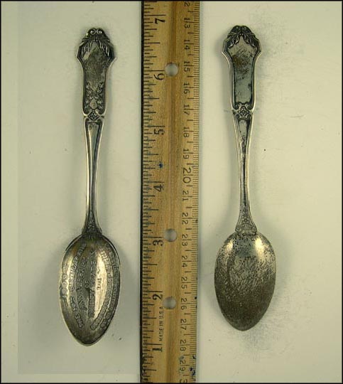 50th Birthday and Anniversary of 30 Years in the Confectionary Business...... Souvenir Spoon MAIN