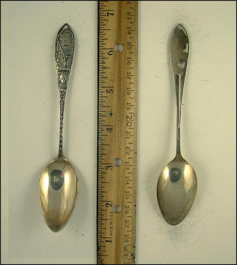 Jennie Wade and her Home, Gettysburg, Pennsylvania Souvenir Spoon MAIN