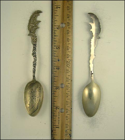 Coal Breaker, Flowers, Scranton, Pennsylvania Souvenir Spoon MAIN